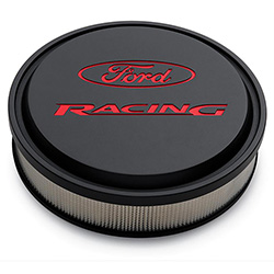 FORD RACING SLANT EDGE AIR CLEANER BLACK AND RED