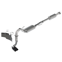 F-150 2.7L, 3.5L &amp; 5.0L TOURING EXHAUST - BLACK - SIDE EXIT