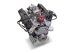 X2347D STREET CRUISER-DRESSED CRATE ENGINE W/ X2 HEADS-FRONT SUMP PAN