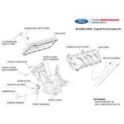 5.0L COYOTE TIMING/FRONT COVER AND CAM COVER KIT