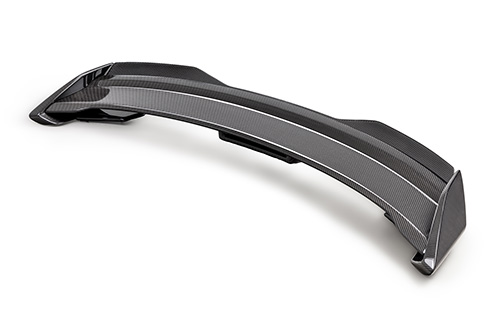 MUSTANG CARBON FIBER SPOILER W/ GURNEY FLAP - GLOSS