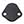 FUEL PUMP BLOCK OFF PLATE, BLACK CRINKLE FINISH W/ FORD OVAL 