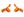 BRONCO TOW HOOKS-PAIR-ORANGE